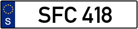 Truck License Plate
